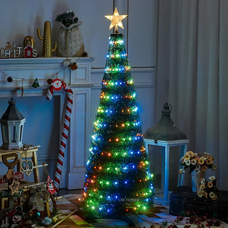 

Light-Emitting Christmas Tree Christmas Lights Decorations Shopping Window Store Scene Layout
