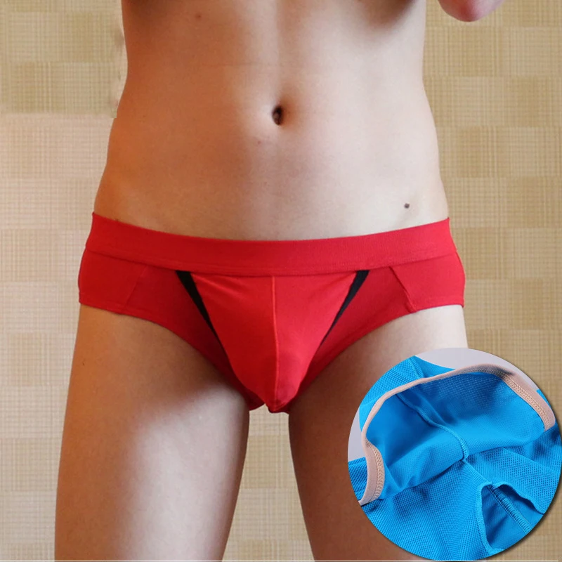 

Sexy Men's Underwear Panties Capsule Separate U-Convex Bag Ice Silk Breathable Sexy Men's Panties Gay Men's Underpants