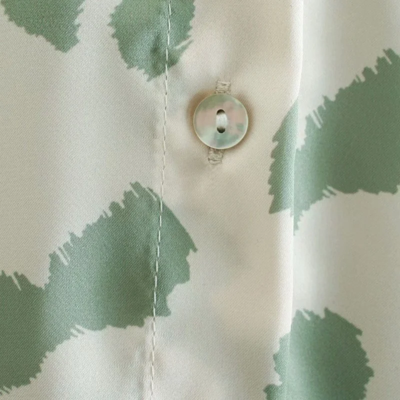 

Office Lady Vintage Leopard Print Loose Blouses Turn-down Collar Long Sleeve Button-up Shirts Blusas Mujer De Moda 2021 Verano