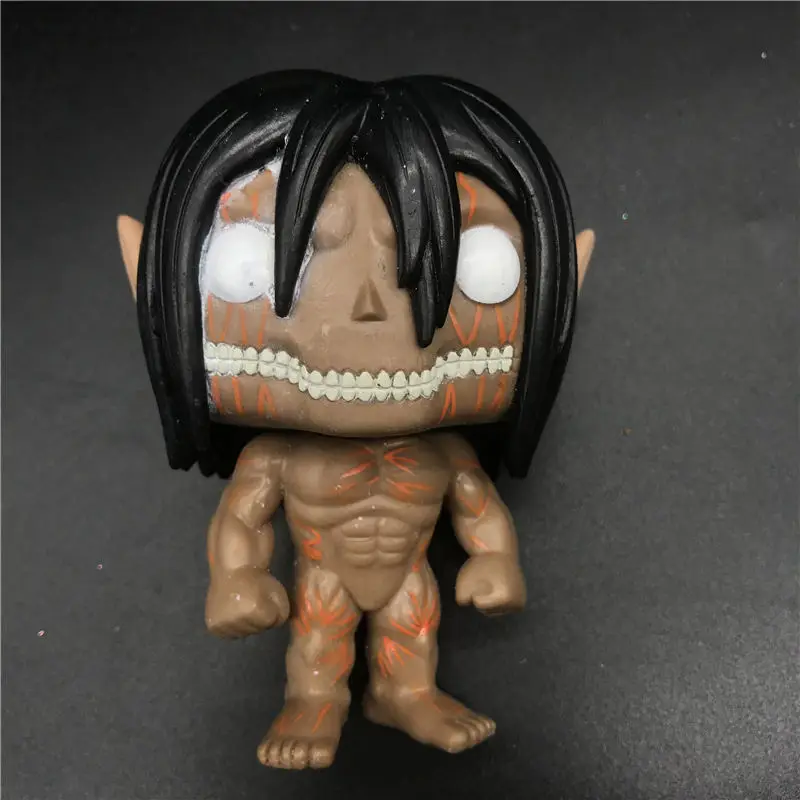 Атака на Титанов форма Eren Titan Горячая тема виниловые фигурки модельные игрушки, коллекционные подарки без коробки - Цвет: EREN TITAN FORM