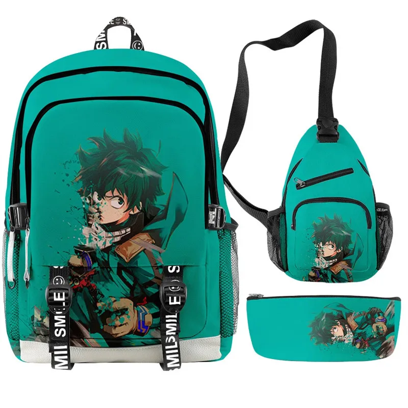 

Japan Anime My Hero Academia Backpacks School Bags Boys Girls Teenage Students Cosplay Anime Cartoon Laptop Sports Travel Bags