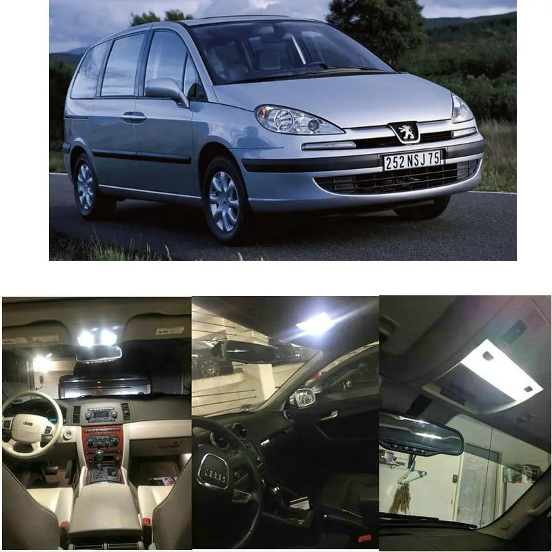 

LED interior lighting complete set For Peugeot 807 RCZ