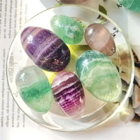 natural gems quartz crystal fluorite egg healing gemstones polished stones home decoration