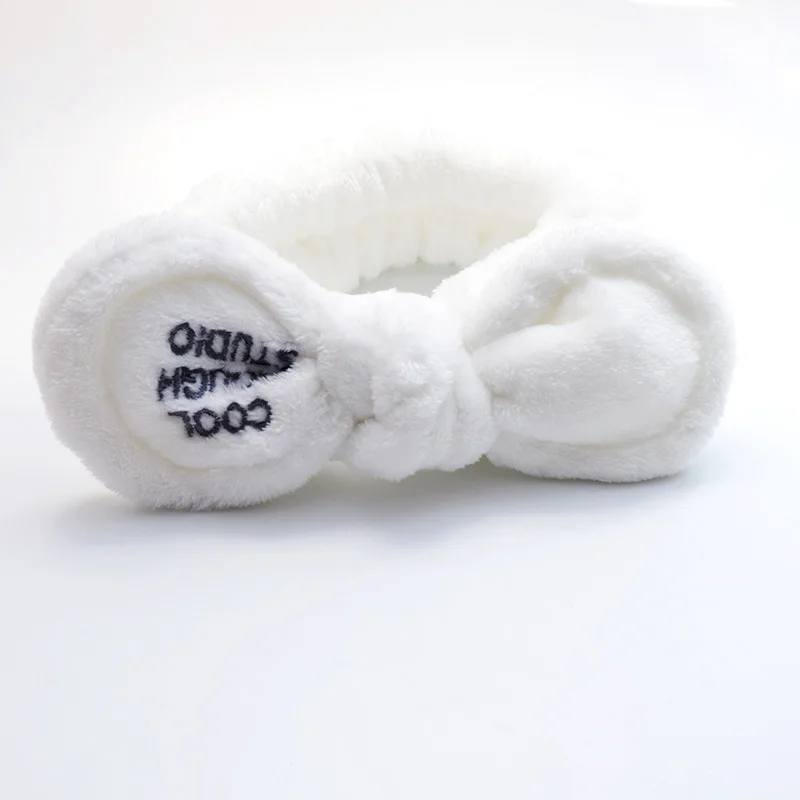 

Fashion Flannel Soft Bow Headbands for Women Washing Face Turban Headband Girls Hairbands Hair Band Headwear Hair Accessories
