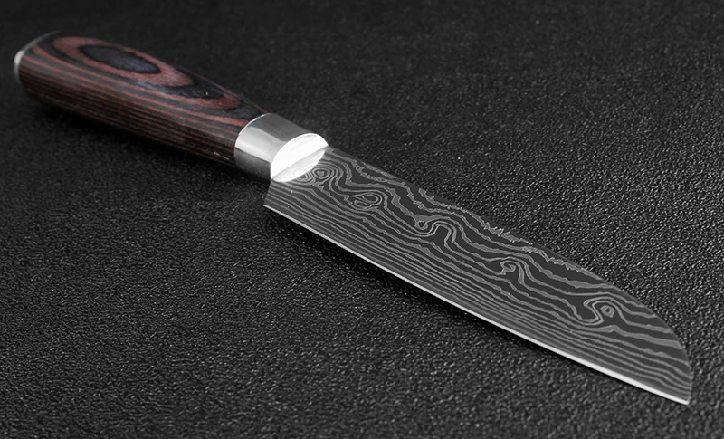 Кухонный нож шеф повара XITUO лазерный Кливер из дамасской стали для очистки овощей