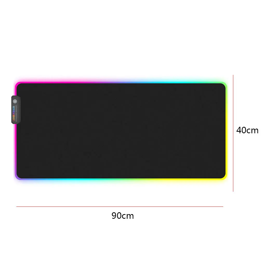 LGB Gaming Mouse Pad Lighting Modes Glowing Mat Non-slip Rubber Bottom For keyboard Desk Mat Mause
