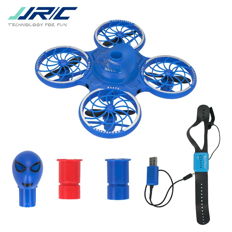 JJRC G01 Projection Light ning Watch Aircraft FPV Racing Drone RC Multicopter Multirotor Quadcopter for Children Boys Gift Blue | Игрушки и