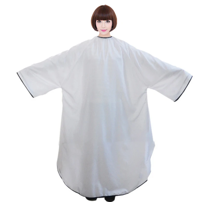 Накидка для парикмахера с длинным рукавом большого размера водонепроницаемая