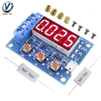 2pcs 18650 lithium battery power supply zb2l3 battery tester led digital display resistance lead acid capacity discharge meter