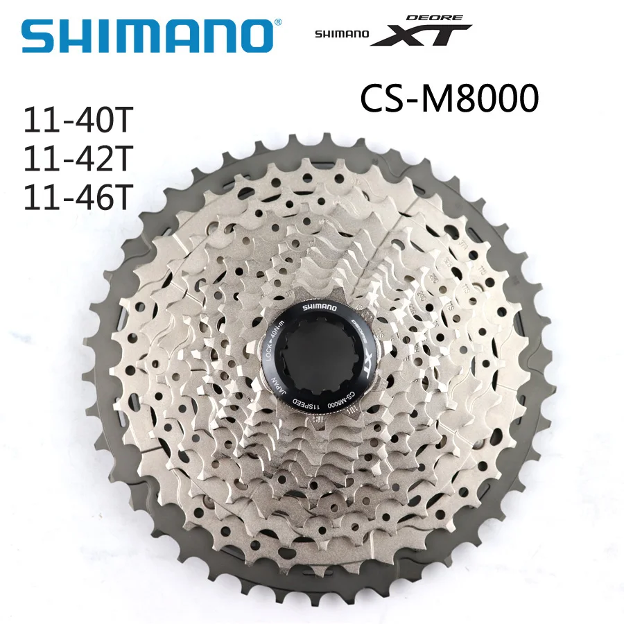 Запчасти для велосипеда SHIMANO XT CS M8000 Звездочка с подлинным кассетом 11S скорость