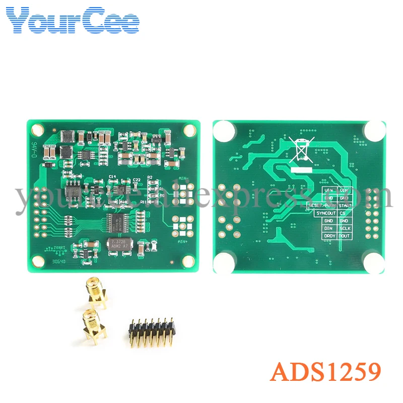 

ADS1259 ADC высокопроизводительный 24-битный ADC Высокоточный модуль сбора данных Широкий источник питания Широкий Входной дифференциал