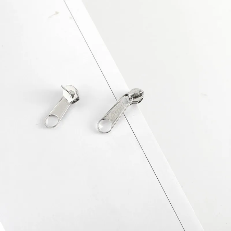 Женские серьги с застежкой-молнией в Корейском стиле модные креативные простые