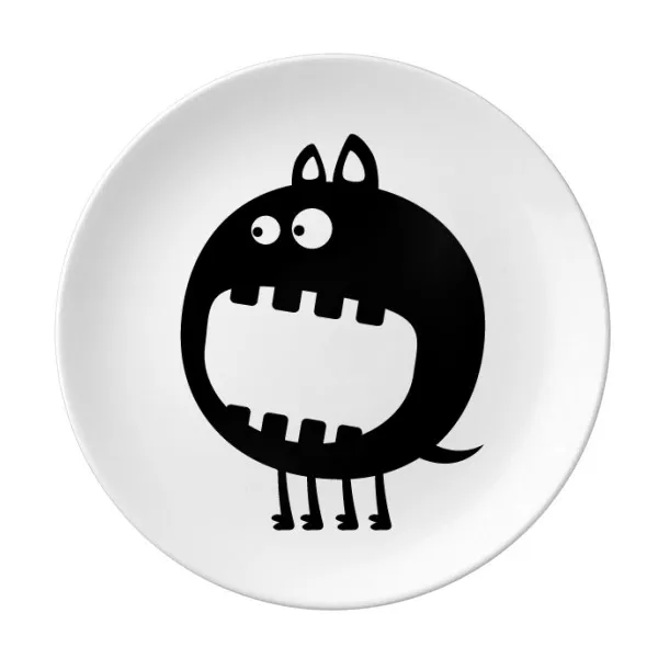 

Universe And Alien Lovely Monster Dessert Plate Decorative Porcelain 8 inch Dinner Home