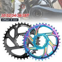 bike chainring direct mount single speed 6mm offset 30t 32t 34t 36t 38t bicycle chain ring for sram 1112s nx xx xo gx gxp11