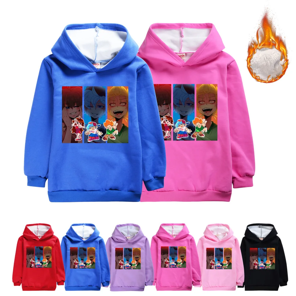 

Бархатная толстовка с капюшоном, зимняя одежда для мальчиков и девочек