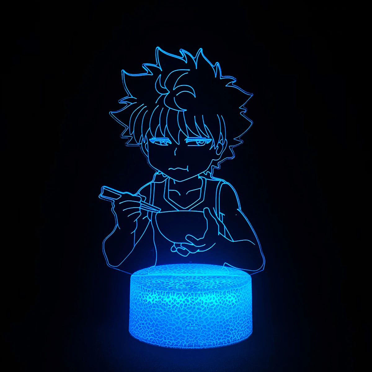

Светодиодный светильник Hunter X Hunter Killua для детской спальни, декор Hxh, светодиодный ночник, Аниме подарок, акриловый неоновый 3d светильник Killua, ...