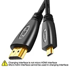 Микро HDMI-совместимый с HDMI кабель 1080P 3D 1 м 3 м 5 м микро HDMI-совместимый кабель позолоченный кабель штекер-штекер для планшета HDTV