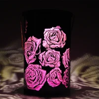 led solar lantern lights outdoor garden waterproof palace rose projection hanging lamp decoration art light for yard pathway