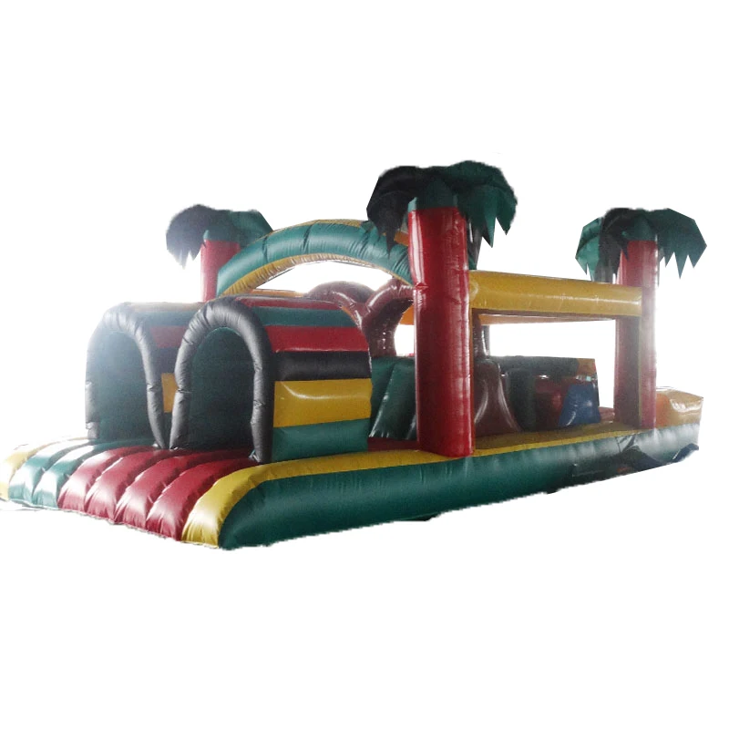 

inflatable obstacle course, inflatable boucner with inflatable slide