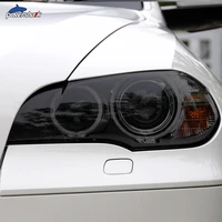 2 pcs car headlight tint smoked black protective film front light transparent tpu sticker for bmw x5 e70 m 2007 2013 accessories