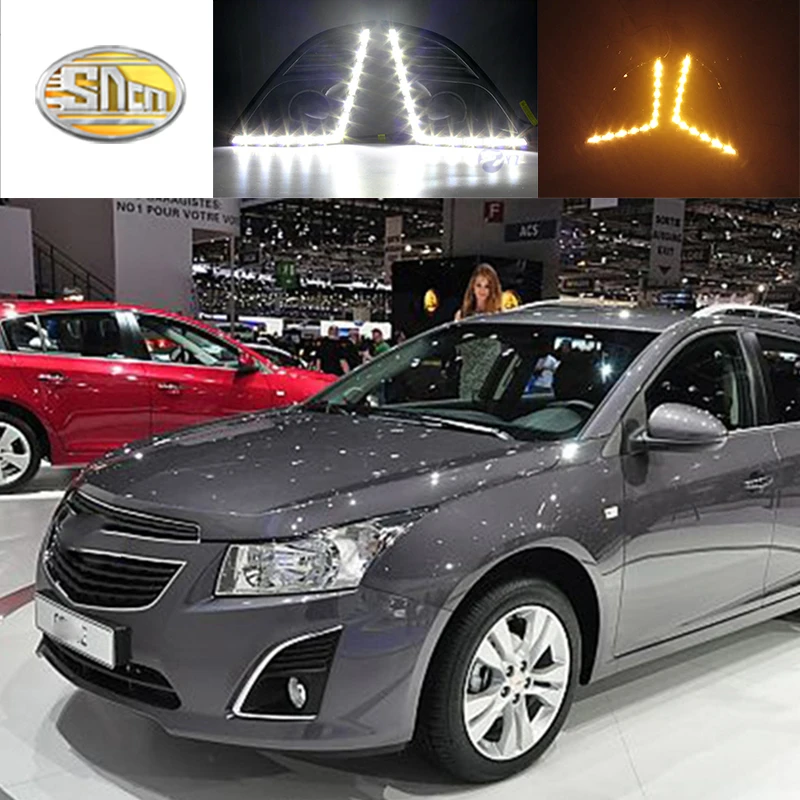Для Chevrolet Cruze 2014 2015 светодиодный дневный ходовой светильник DRL противотуманная