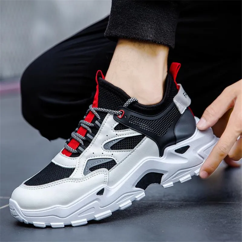 

New Men Casual Shoes Breathable Comfortable Fashion Sneakers Lightweight Male Footwear Lace Up Walking Running Man Sports Shoes