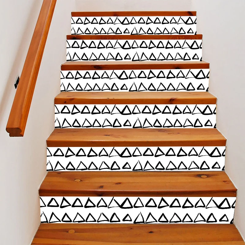 Милая Геометрическая наклейка &quotЛестница&quot 6 шт. набор шагов Декор