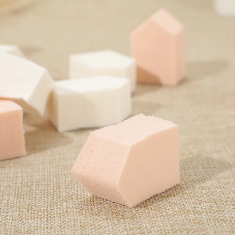 Полигональная 3D мини губка Sorbet пудра Puff 15 инструменты для макияжа для сухих и влажных двойного назначения Порошковая пудра