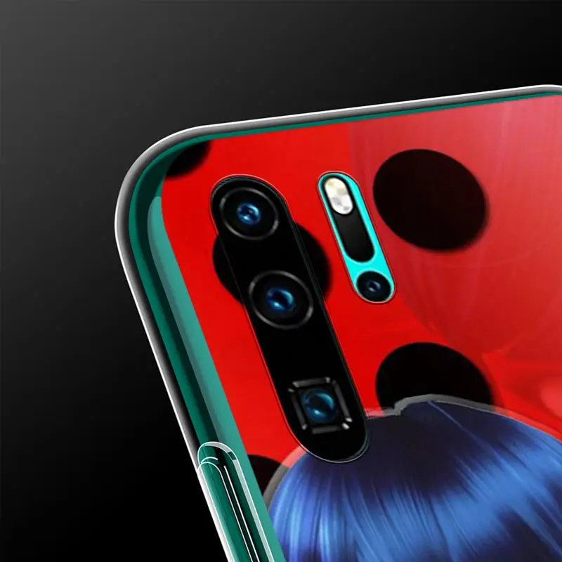 

Transparent Cover Cute Lady-bugs Girl For Honor V30 View 20 V20 30i 30S 30 20S 20E 20i 20 Lite Pro Plus Phone Case