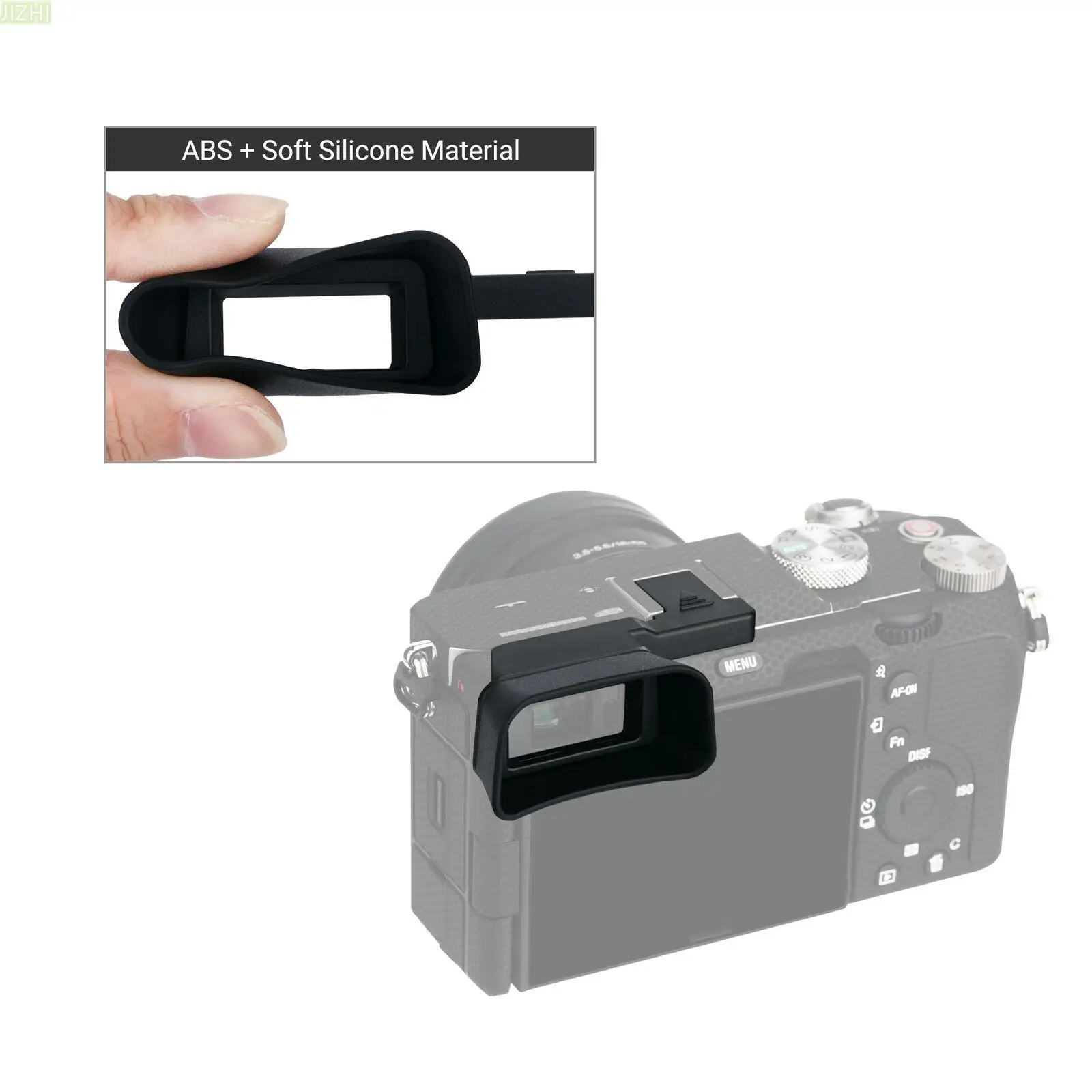 Ergonomic Extend Long Camera Eyecup Eyepiece Viewfinder Protective Protector Eye Cup For Sony A7C Alpha 7C ILCE-7C