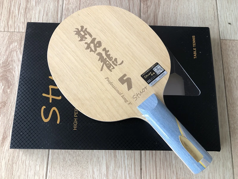 Ракетка Ma Long 5 карбоновая для настольного тенниса ракетка пинг понга FL CS ST длинная