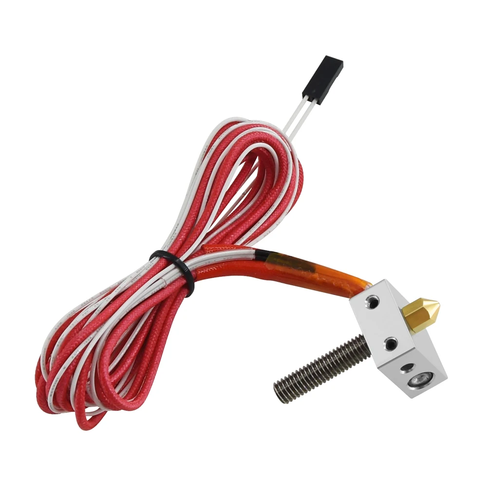 DIY Hotend комплект сопла MK8 горло экструдера обогреватель 1 75 мм 0 4 Экструдер