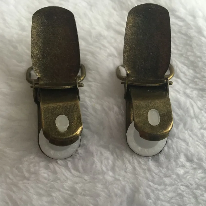 Новинка 15 мм 3 шт./лот бронзовая металлическая прямоугольная детская пустышка