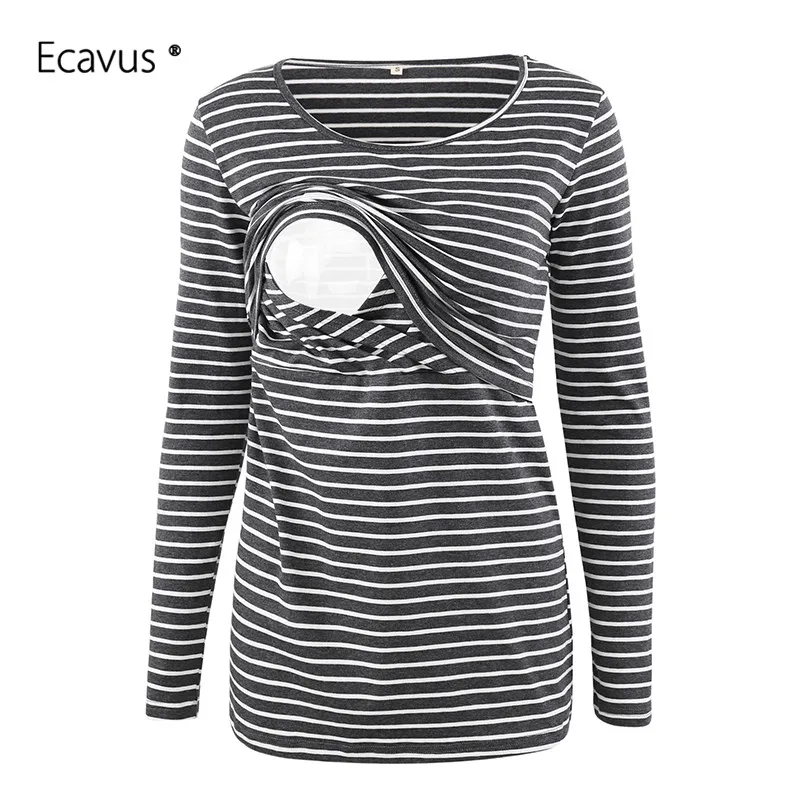 Блузки для грудного вскармливания Повседневная рубашка беременных Одежда с