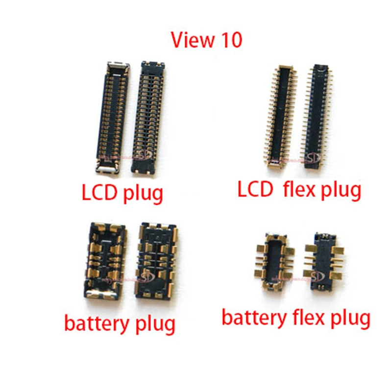 

LCD Display FPC Connector Plug & Battery FPC Connector Clip Plug For Huawei Honor View 10