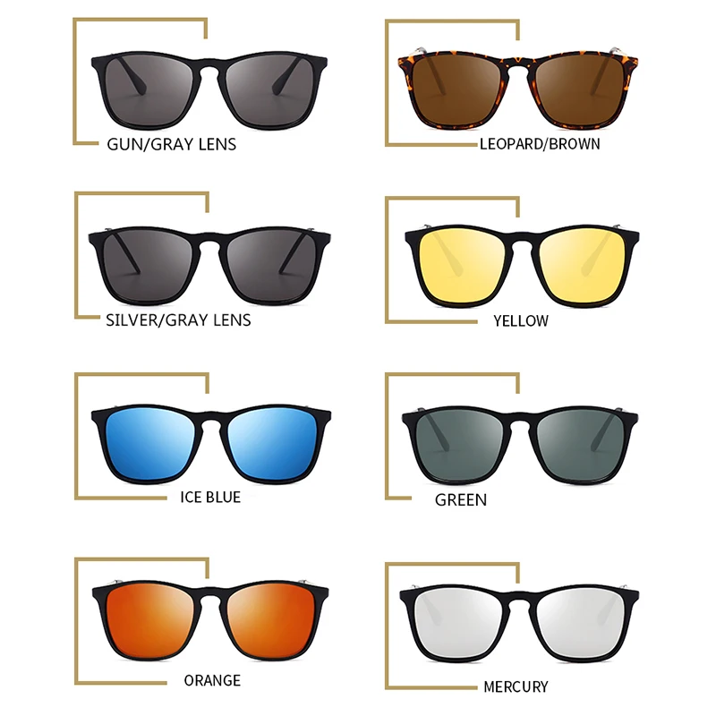 Очки солнцезащитные LS JOHN мужские/женские поляризационные винтажные брендовые