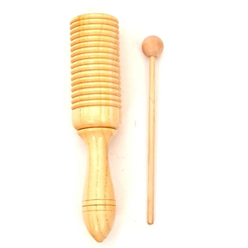 Бесплатная доставка недорогой скребок из натурального дерева для детей 1 шт.|guiro