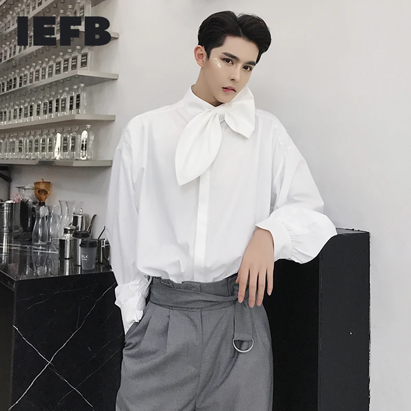 IEFB/мужская одежда галстук бабочка Мужская и женская обувь черного белого цвета