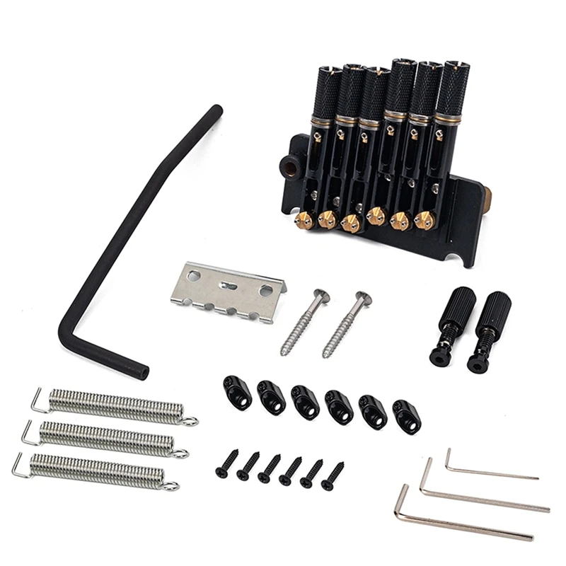 

Durable 6 Strings Headless Electric Guitar Bridge Kit Guitar Replacement Parts