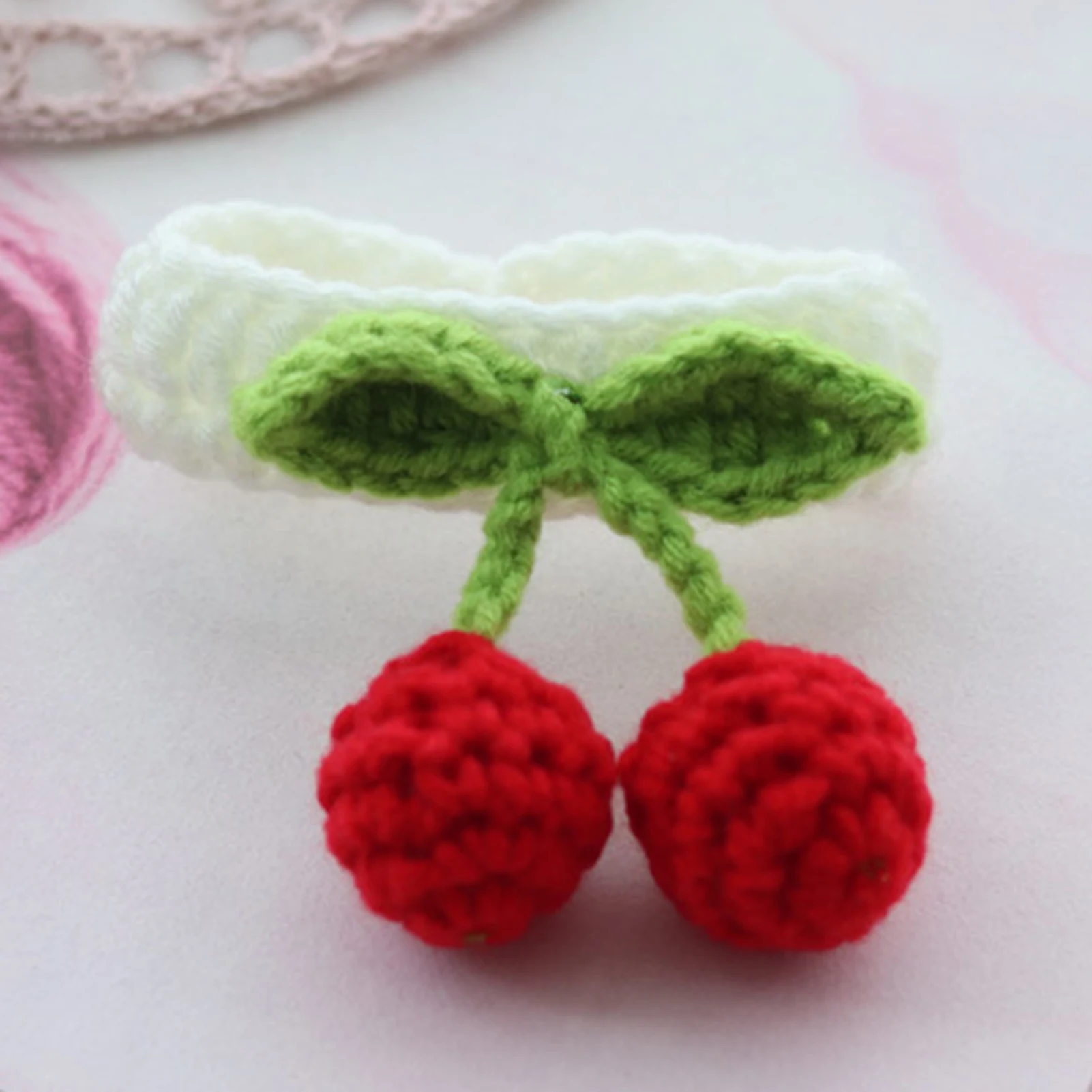 Ручной вишня исправленными ошейник для кота собаки шарф на шею аксессуары