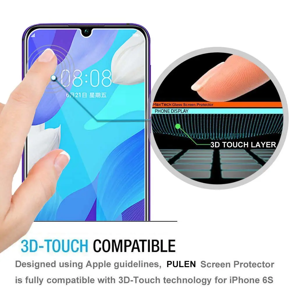 9H 2.5D Закаленное стекло для HuaWei Nova 5 5i Pro Защита экрана Huawei P20 Lite 2019 полностью