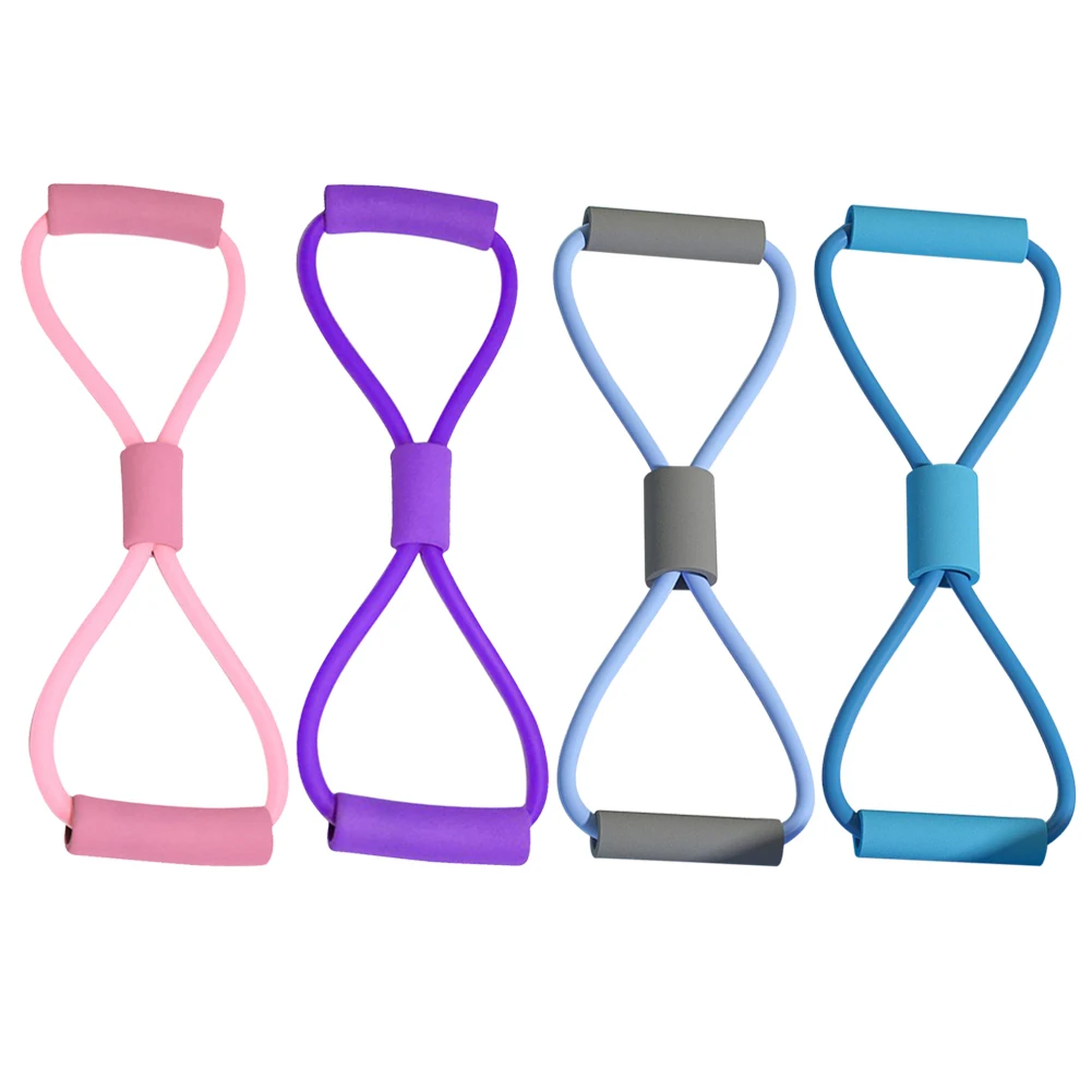 

8-образный съемник, Эспандер для йоги, Эспандер для груди, Эспандер для дома, тренажерного зала, бодибилдинга, тренировочные упражнения