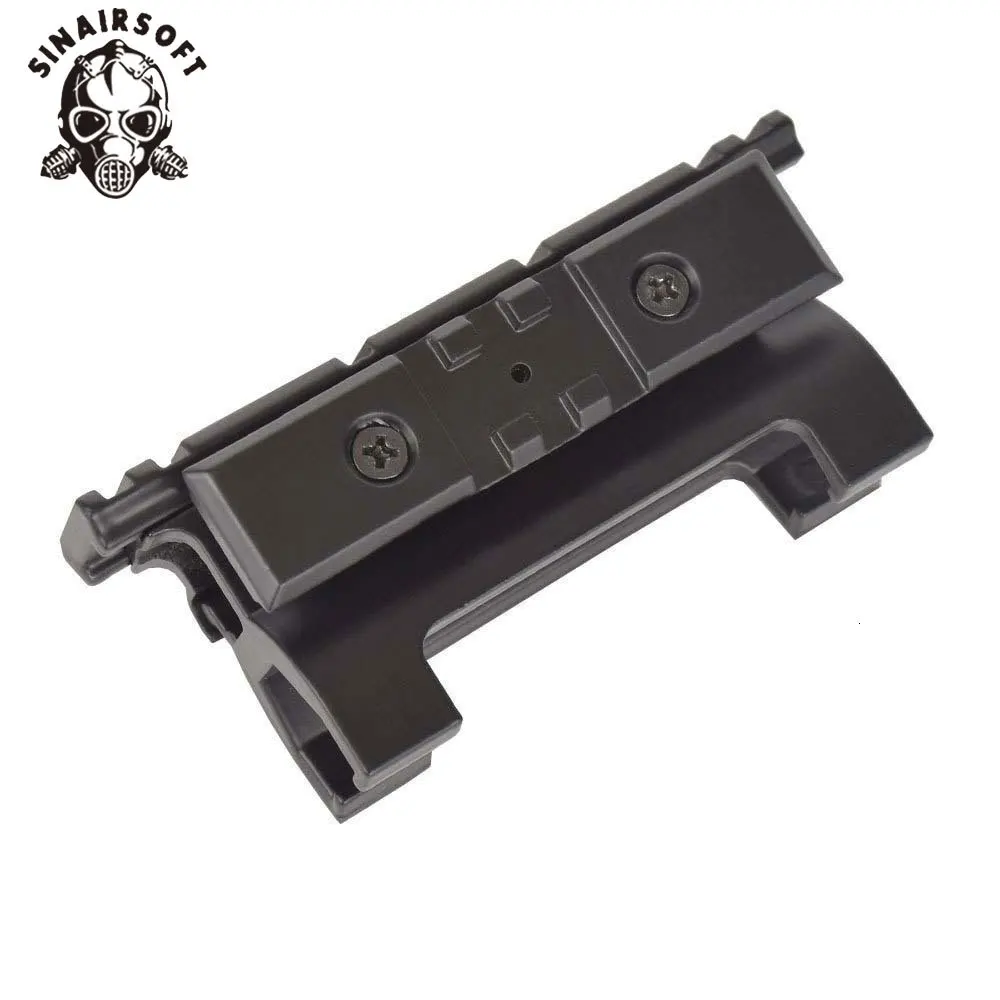 SINAIRSOFT алюминиевый сплав Riser Scope Mount Base Raiser Picatinny Weaverer Rail 20 мм Для Marui MP5 Охотничьи аксессуары черный