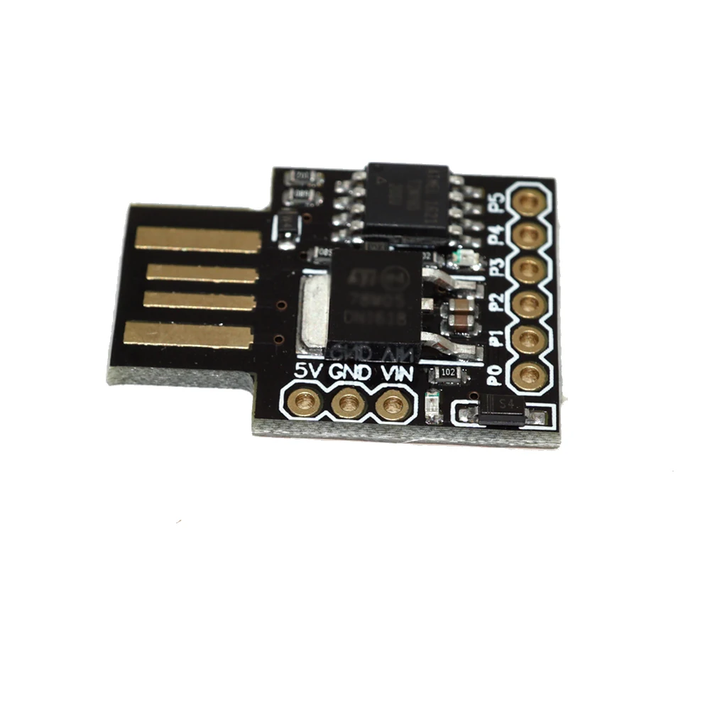 Стандартный USB микроконтроллер Attiny85 развивающая плата mini Digispark Attiny 85 | Компьютеры