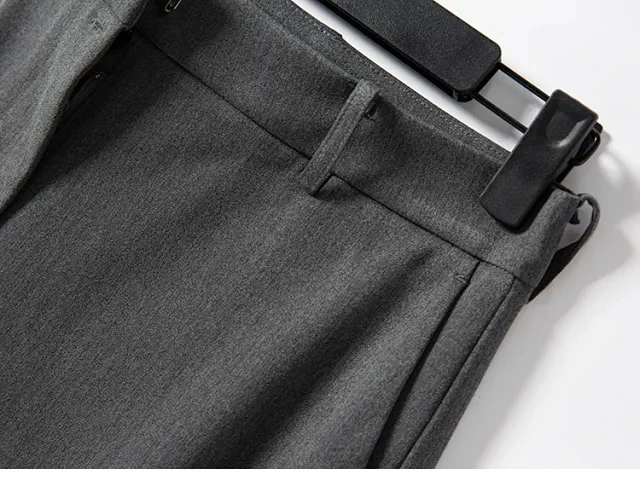 

Women Ankle-Length Pants Two Colors Office Lady Trousers with Pockets 2020