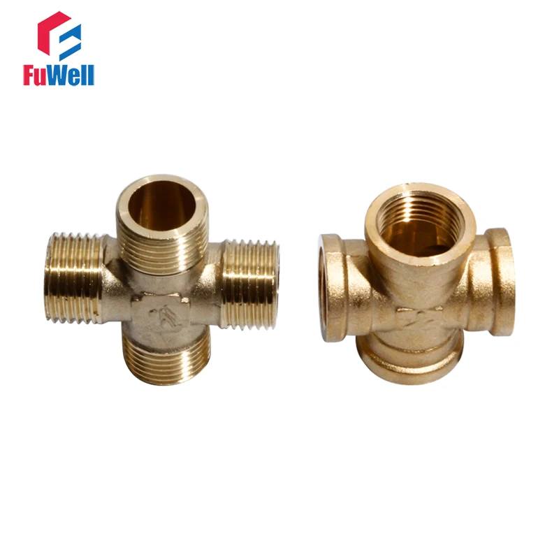 Медные водопроводные фитинги различных типов прямой локоть тройник поперечный