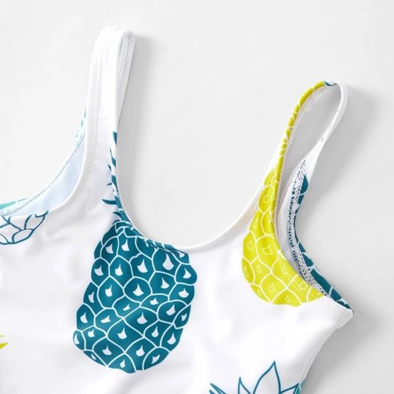 Одежда для родителей и детей семьи Цельный купальник женщин девочек мальчиков