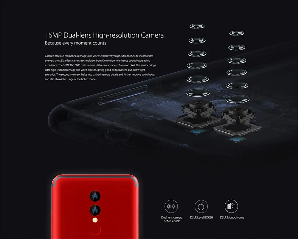 umidigi s2 lite smartphone 4gb ram 32gb rom 5 99 mtk6750t octa core 16 0mp 5100mah fingerprint 4g lte android 7 0 mobile phone free global shipping