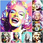 Алмазная мозаика 5D сделай сам с изображением сексуальной Женщины Мэрилин Монро, картина для взрослых, скандинавский настенный Рисунок, алмазная живопись, наборы для вышивки крестиком, домашний декор