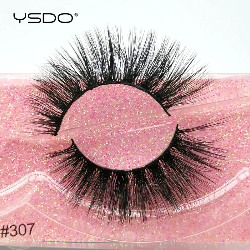 Норковые накладные ресницы YSDO 3d норковые ручной работы толстые Искусственные
